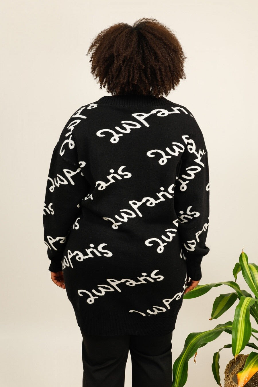 Plus size cardigan i Stor Storlek