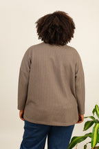 Plus size cardigan i Stor Storlek