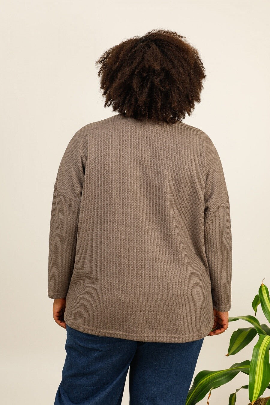 Plus size cardigan i Stor Storlek