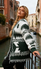 Plus size cardigan i Stor Storlek