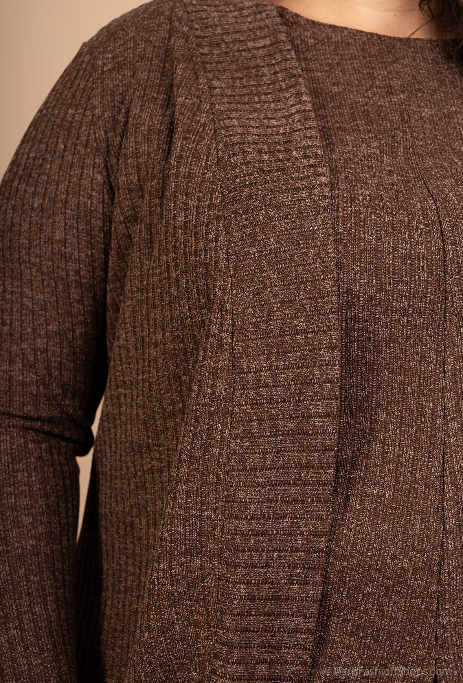 Elegant långline cardigan i Plus Size