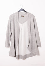Elegant långline cardigan i Plus Size