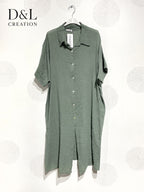 Plus Size Vest / Long Dress / Long Shirt i Embarly Cotton Ultra Stretch T38-T52