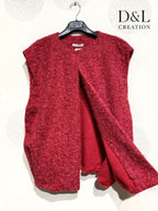 Sleeveless vest with pockets sizes 10 to 18 Stora Storlekar