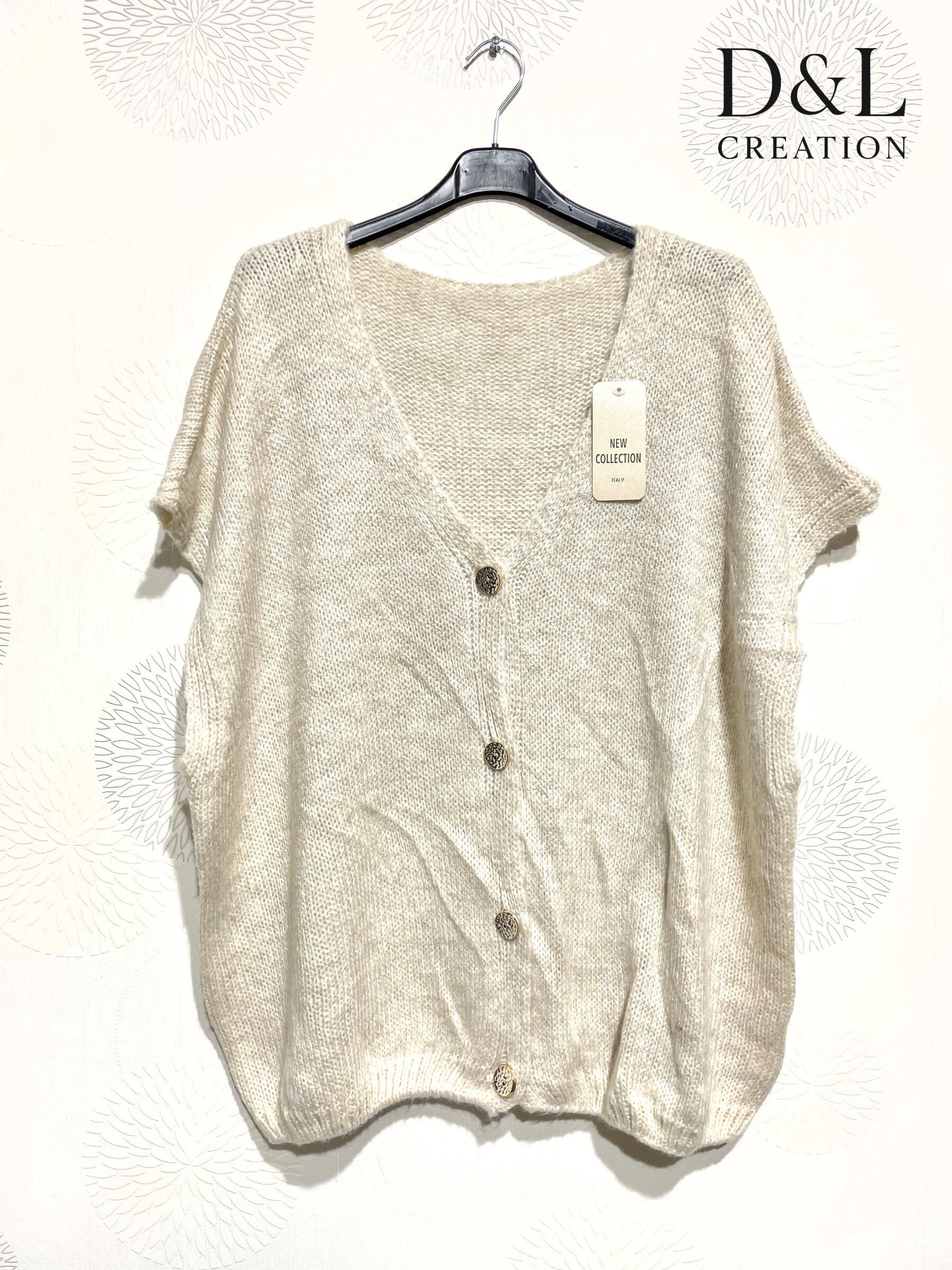 Plus Size Sleeveless knit vest in ultra soft knit T40 to T54