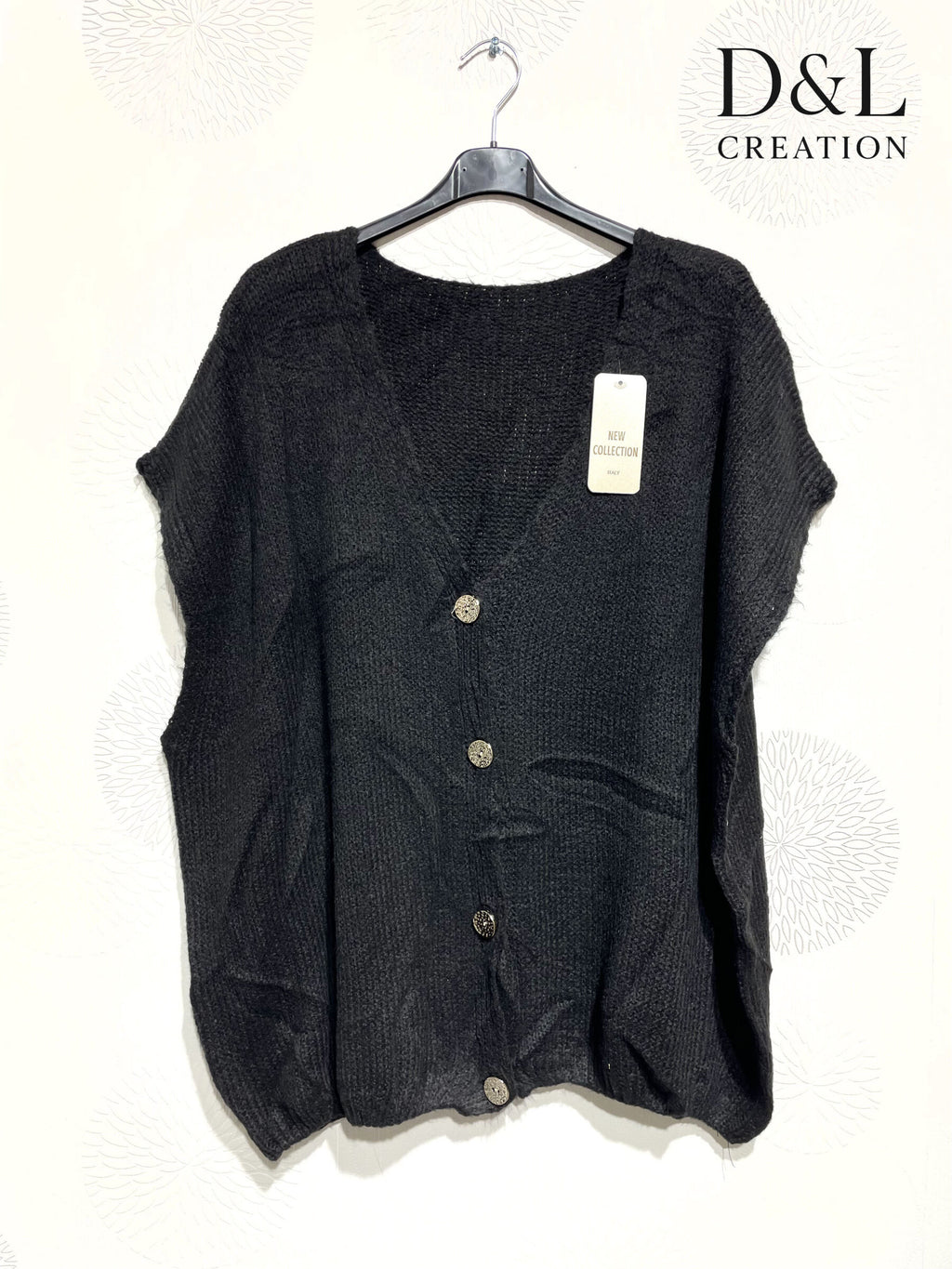 Plus Size Sleeveless knit vest in ultra soft knit T40 to T54