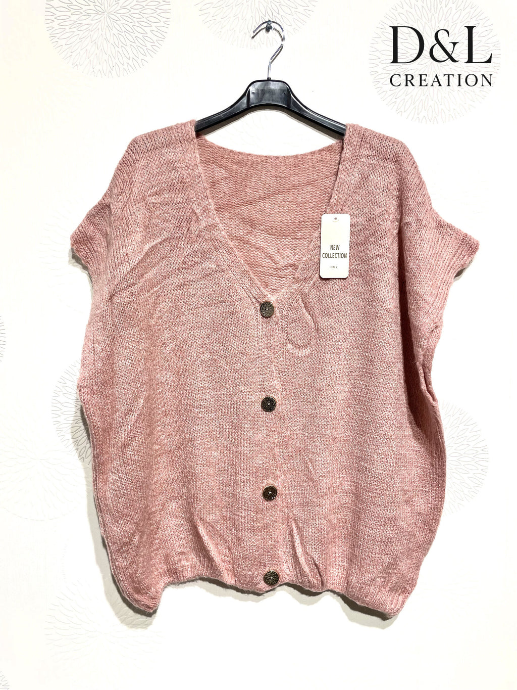 Plus Size Sleeveless knit vest in ultra soft knit T40 to T54