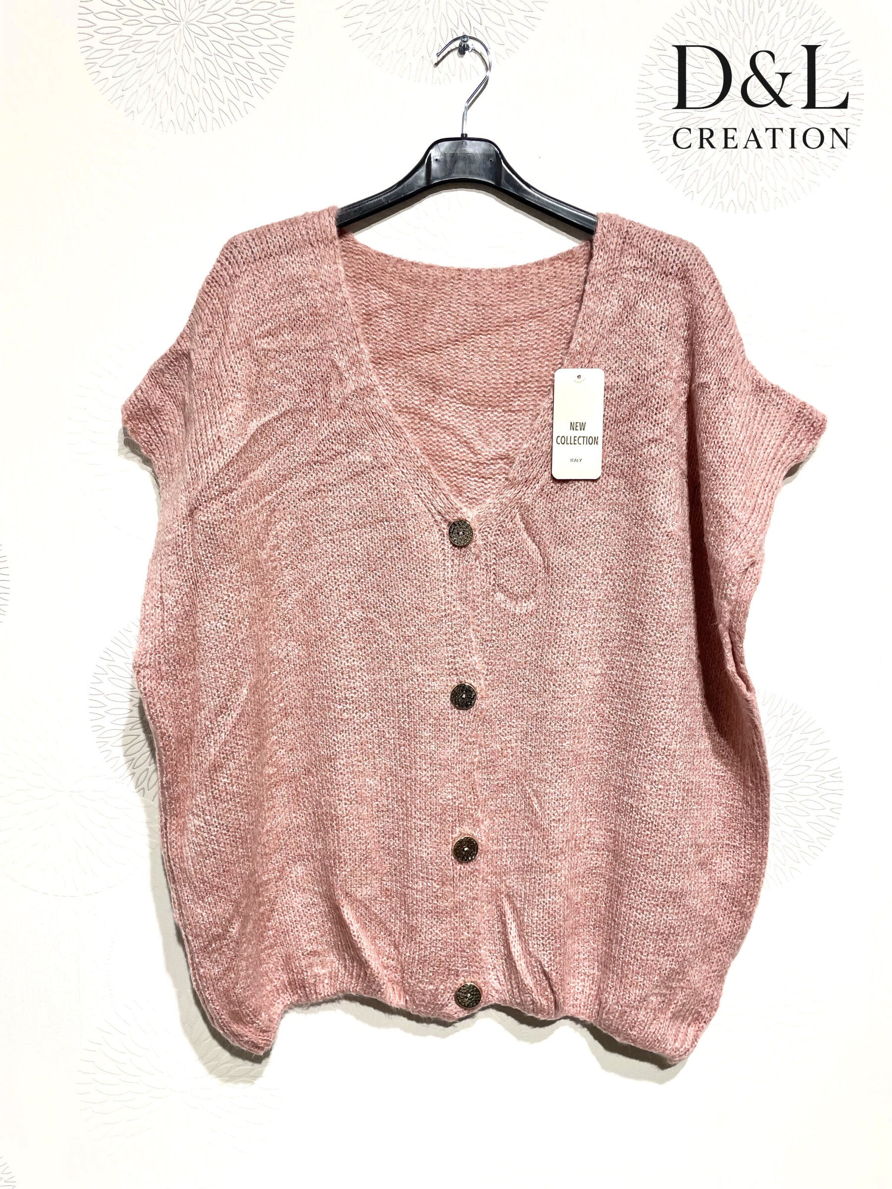 Plus Size Sleeveless knit vest in ultra soft knit T40 to T54