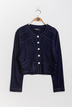 Plus Size Stretch Cardigan