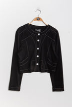 Plus Size Stretch Cardigan