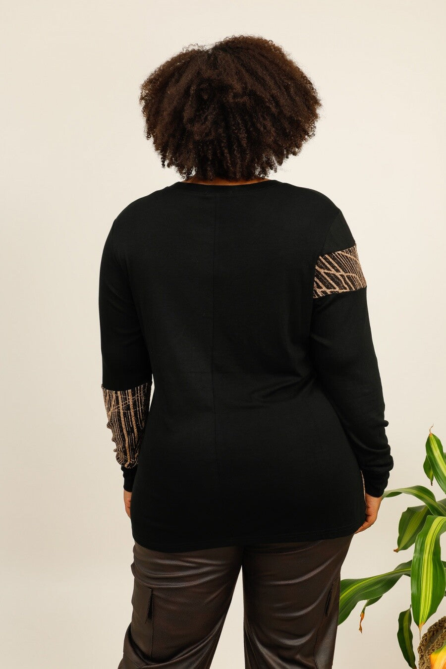 Plus size top i Stor Storlek