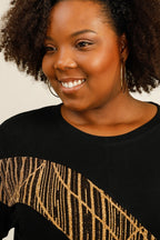 Plus size top i Stor Storlek