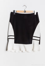 Plus Size Bicolour Kjol
