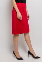 Plus Size Syntetisk Mockakjol
