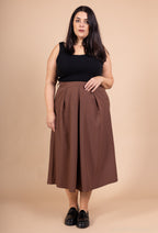 Flared skirt with pockets sizes 8 to 18 i Stor Storlek