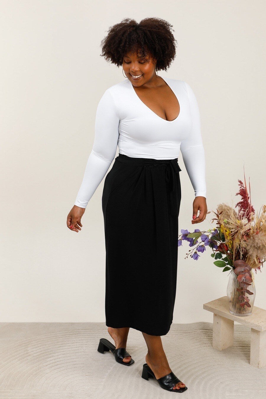 Plus size skirt i Stor Storlek