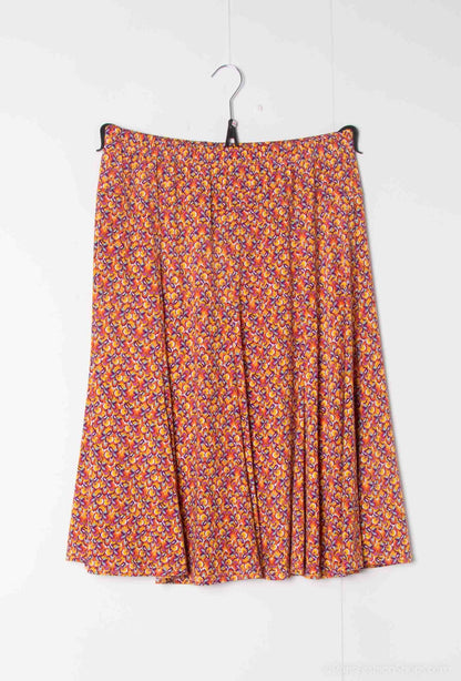 Plus Size Printed skirt flared in doubles