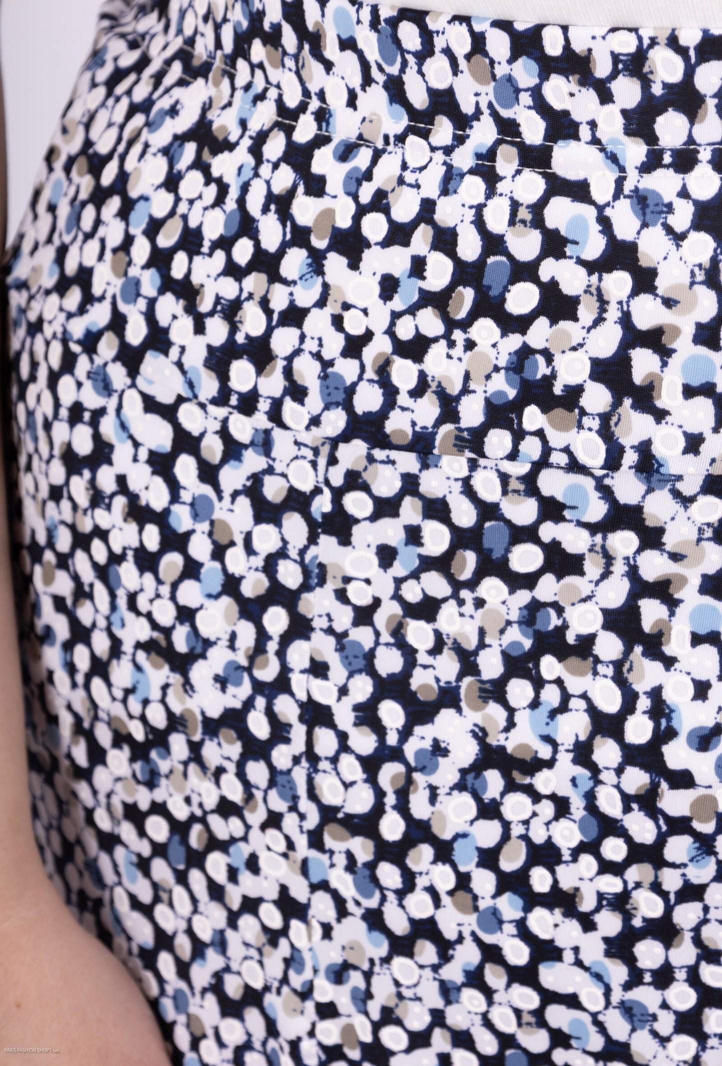 Plus Size Utskriven Kjol med U-form