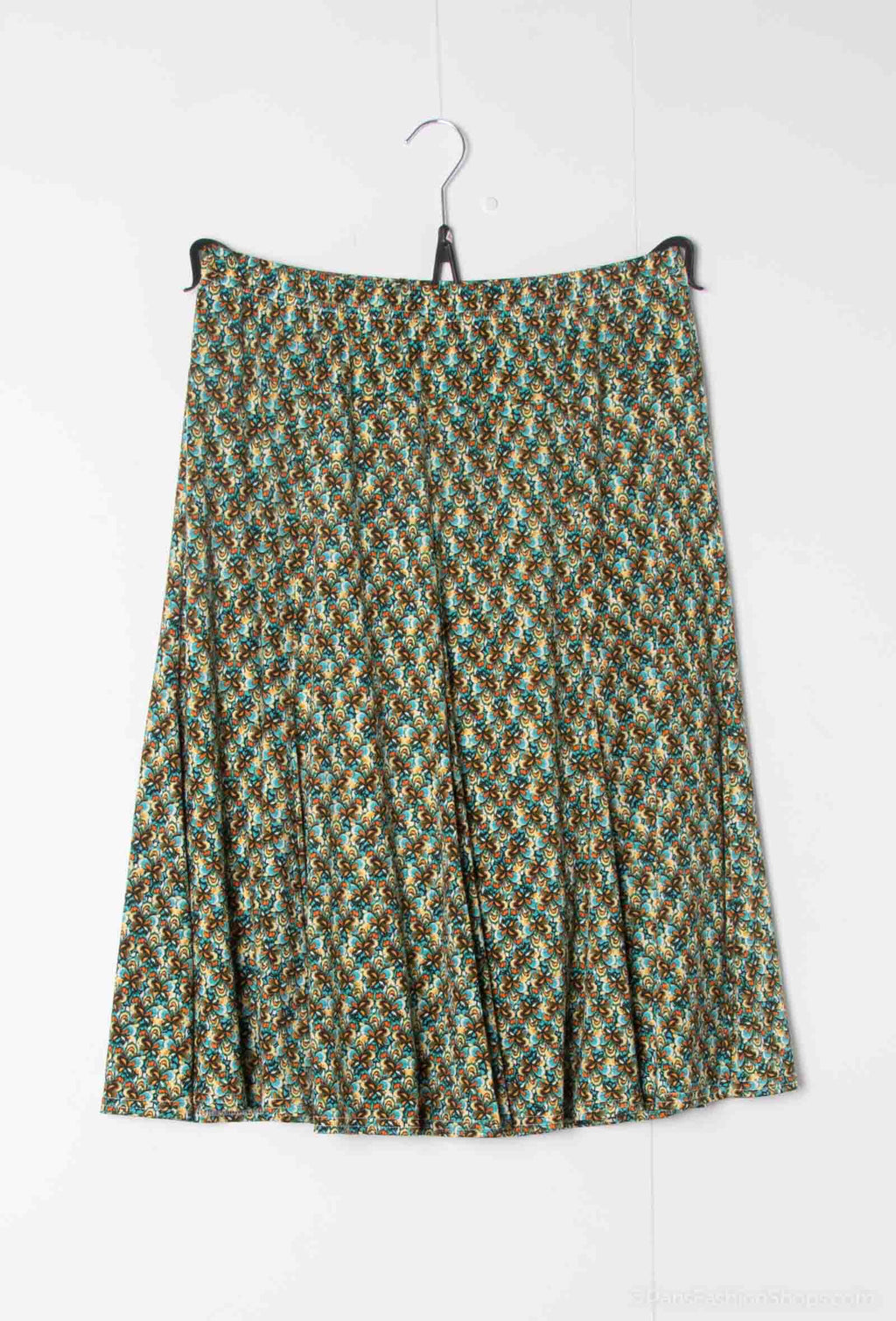 Plus Size Printed skirt flared in doubles