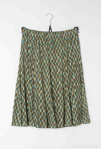 Plus Size Printed skirt flared in doubles
