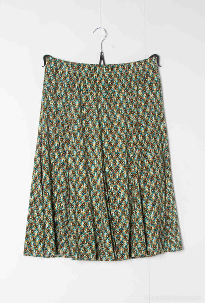 Plus Size Printed skirt flared in doubles