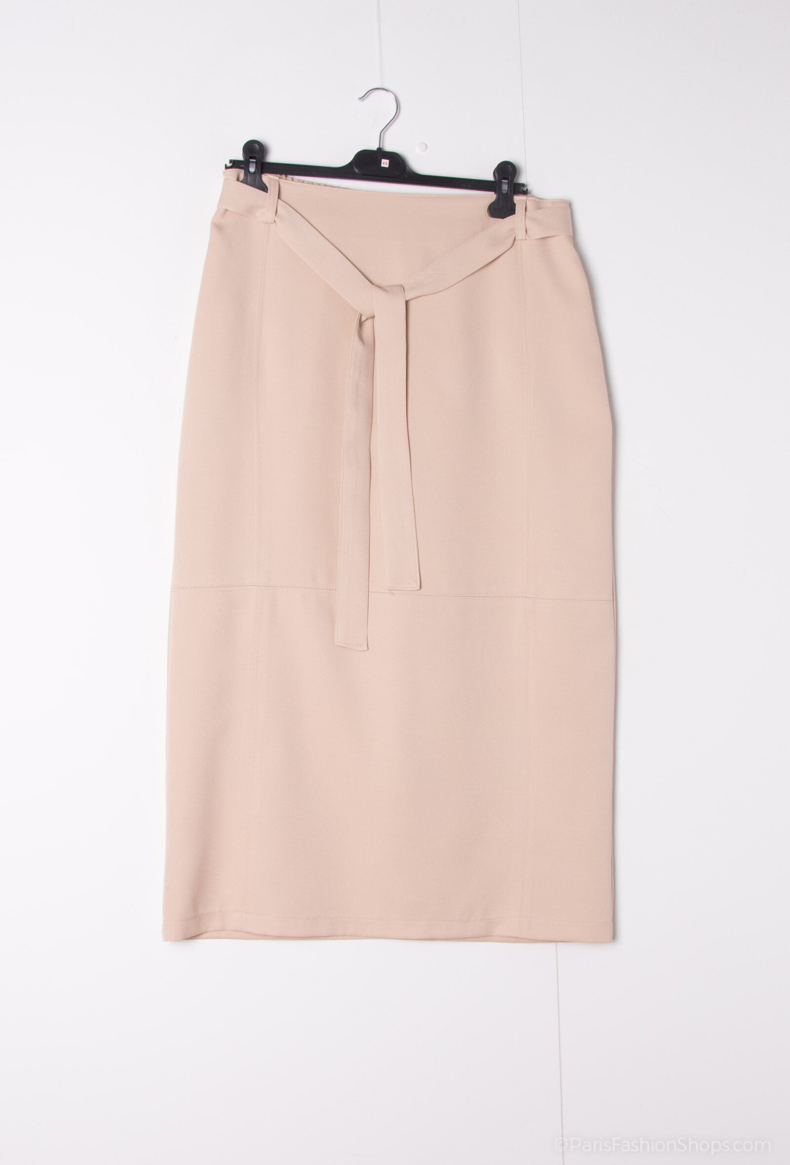 Plus Size Long Skirt with Belt