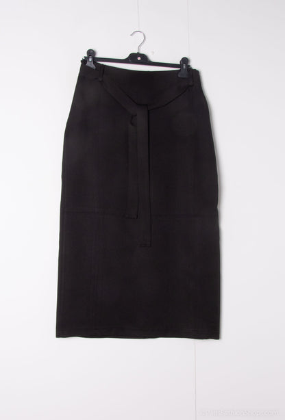 Plus Size Long skirt with belt