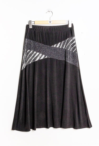 Plus Size Midi skirt with sparkly detail