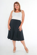 Plus Size Double midi skirt