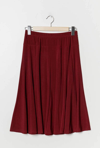 Plus Size Midi skater skirt