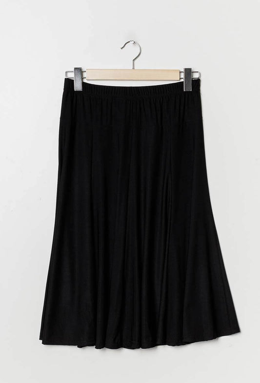 Plus Size Midi skater skirt