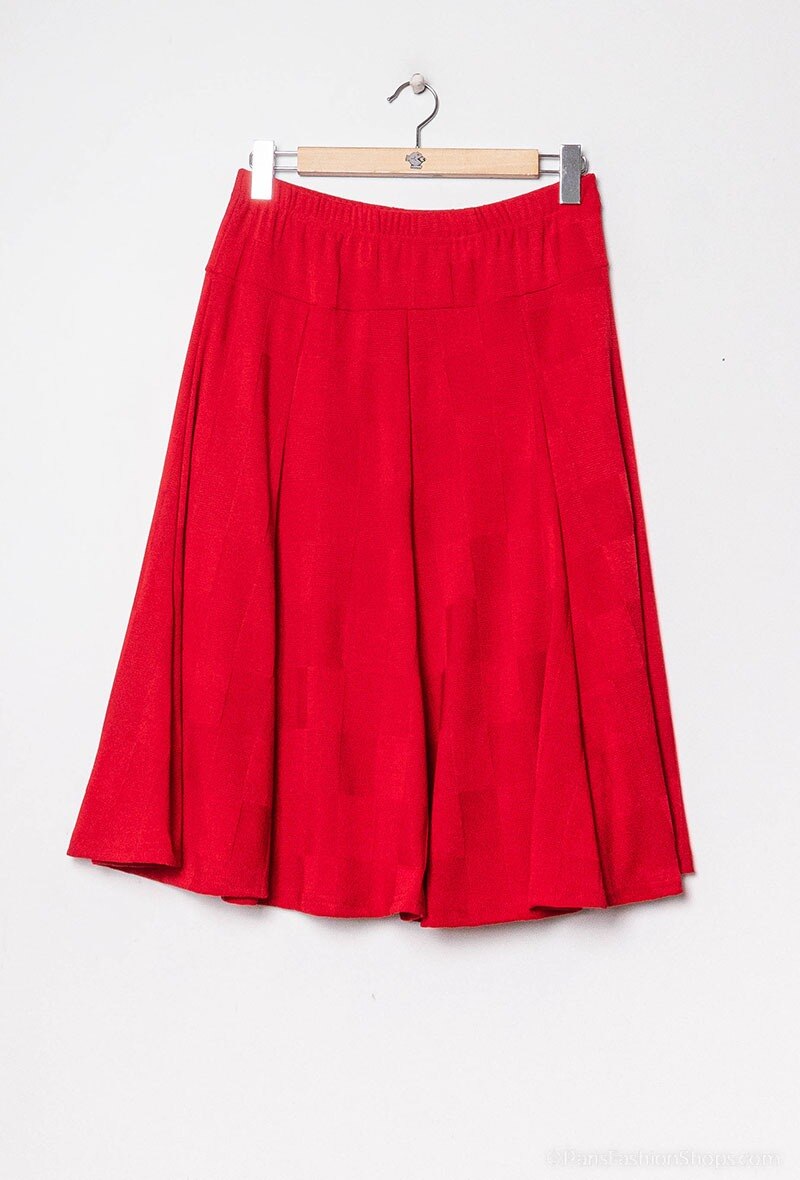 Plus Size Midi skater skirt