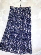 Plus Size Printed pleated skirt