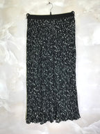 Plus Size Tryckt Plisserad Kjol