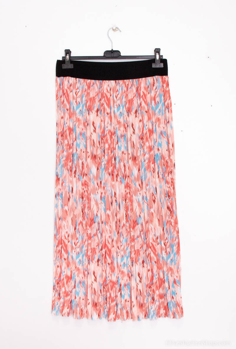 Plus Size Plisserad Kjol