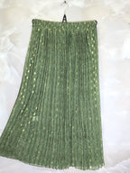 Plus Size Printed pleated skirt