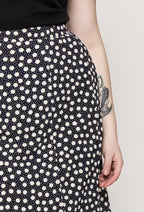 Plus Size Prickig Stretchkjol