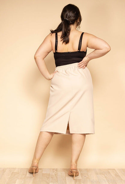 Plus Size Stretch Skirt