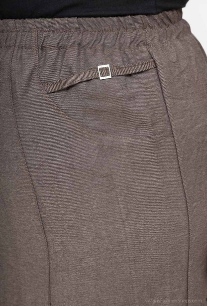 Plus Size Wrapped Stretch Skirt