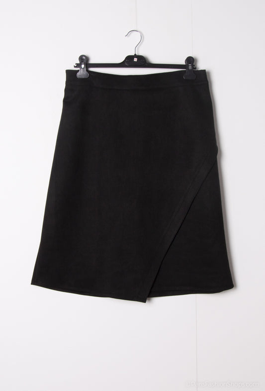Plus Size Suede Skirt for Autumn/Winter