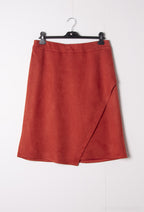 Plus Size Suede skirt