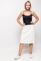 Plus Size Textured Skirt