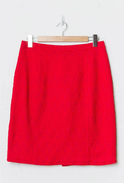 Plus Size Textured skirt