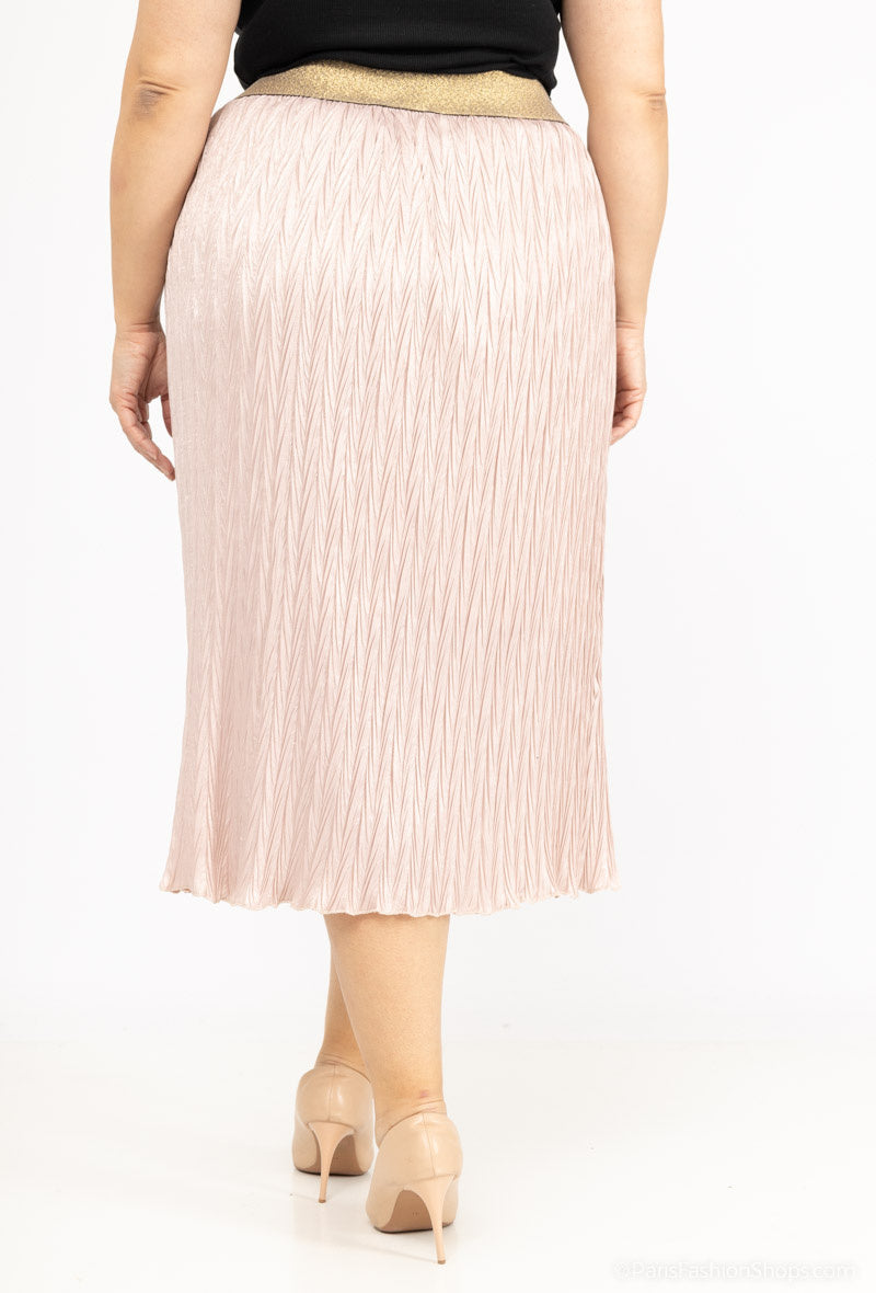 Plus Size Kjol i Viskos