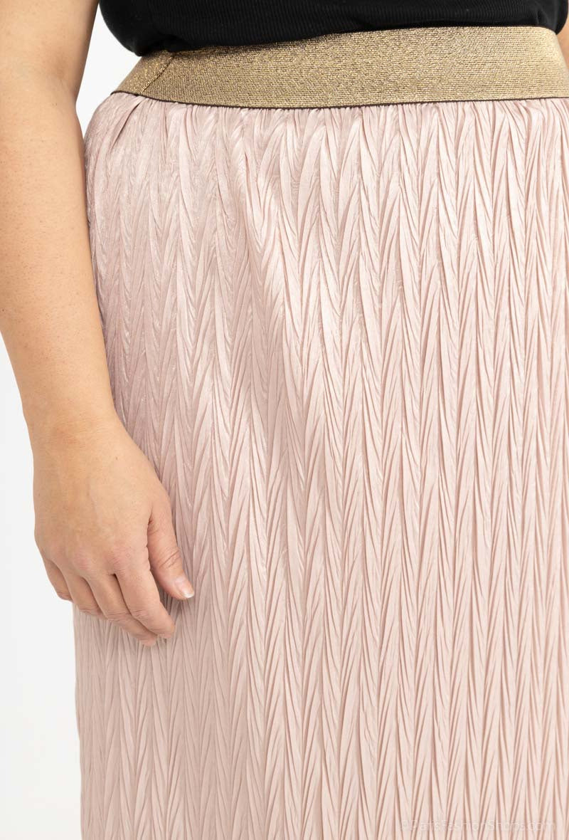Plus Size Kjol i Viskos
