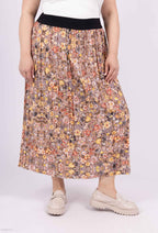 Plus Size Kjol i Polyester