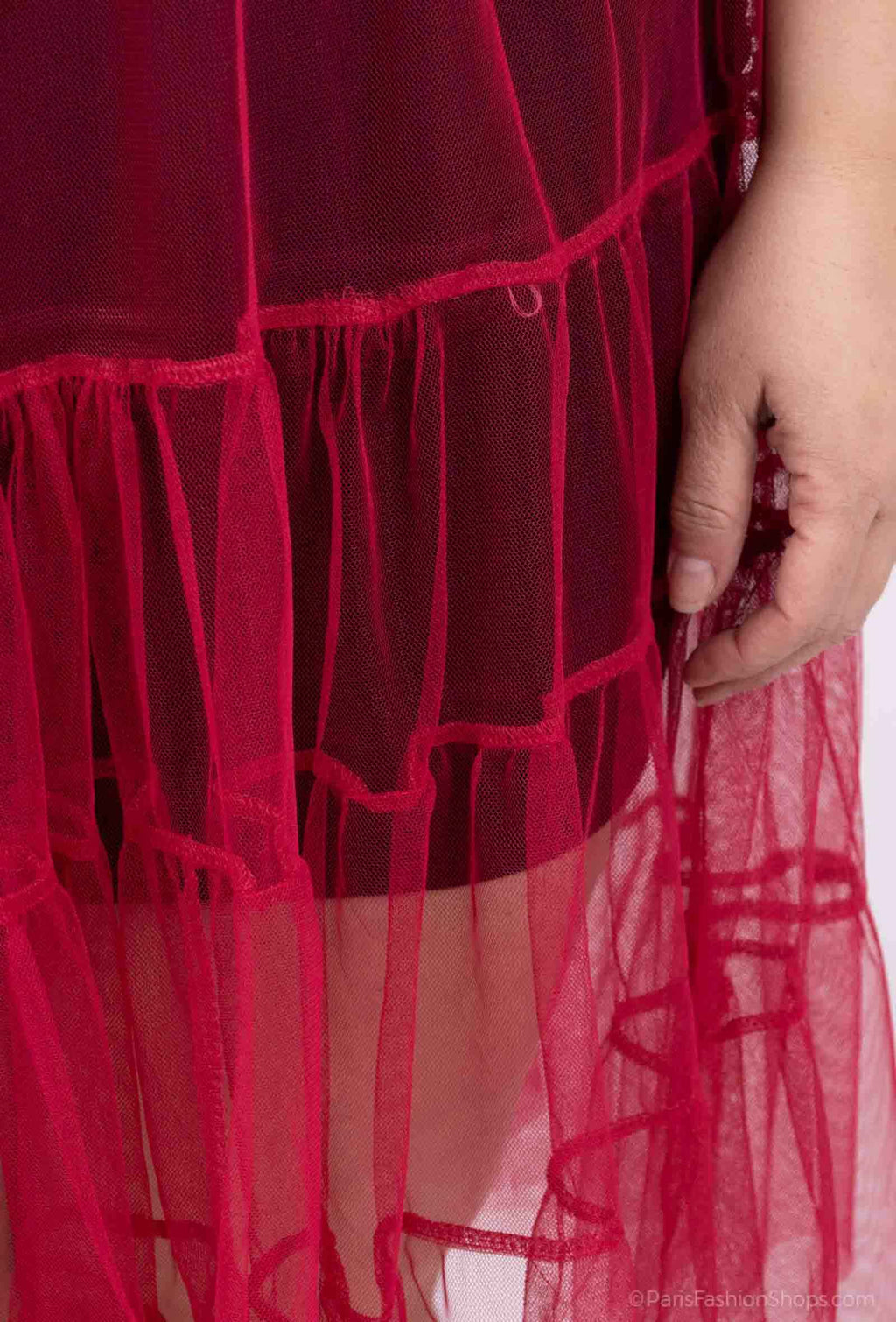 Plus Size Kjol i Viskos och Elastan