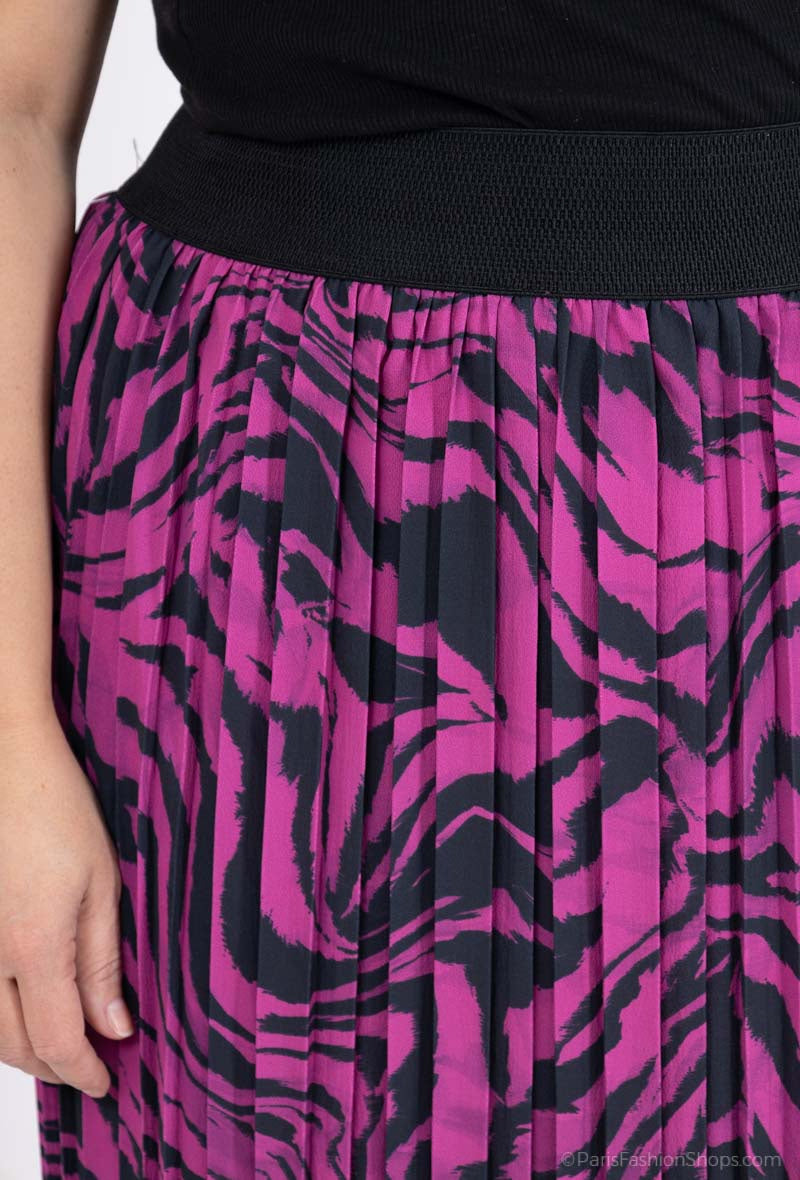 Plus Size Kjol i Polyester