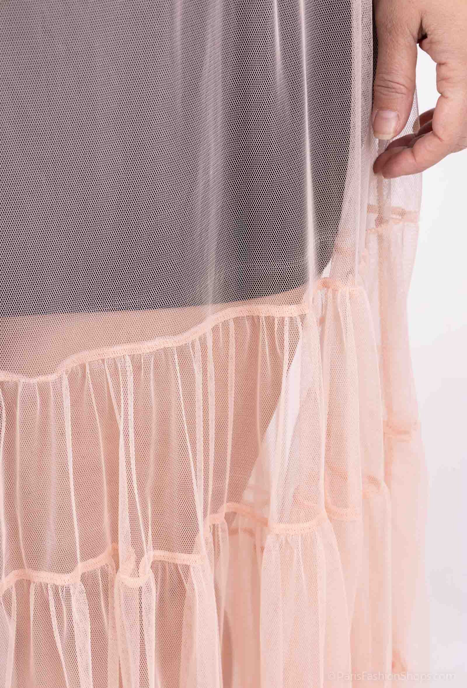 Plus Size Kjol i Viskos och Elastan