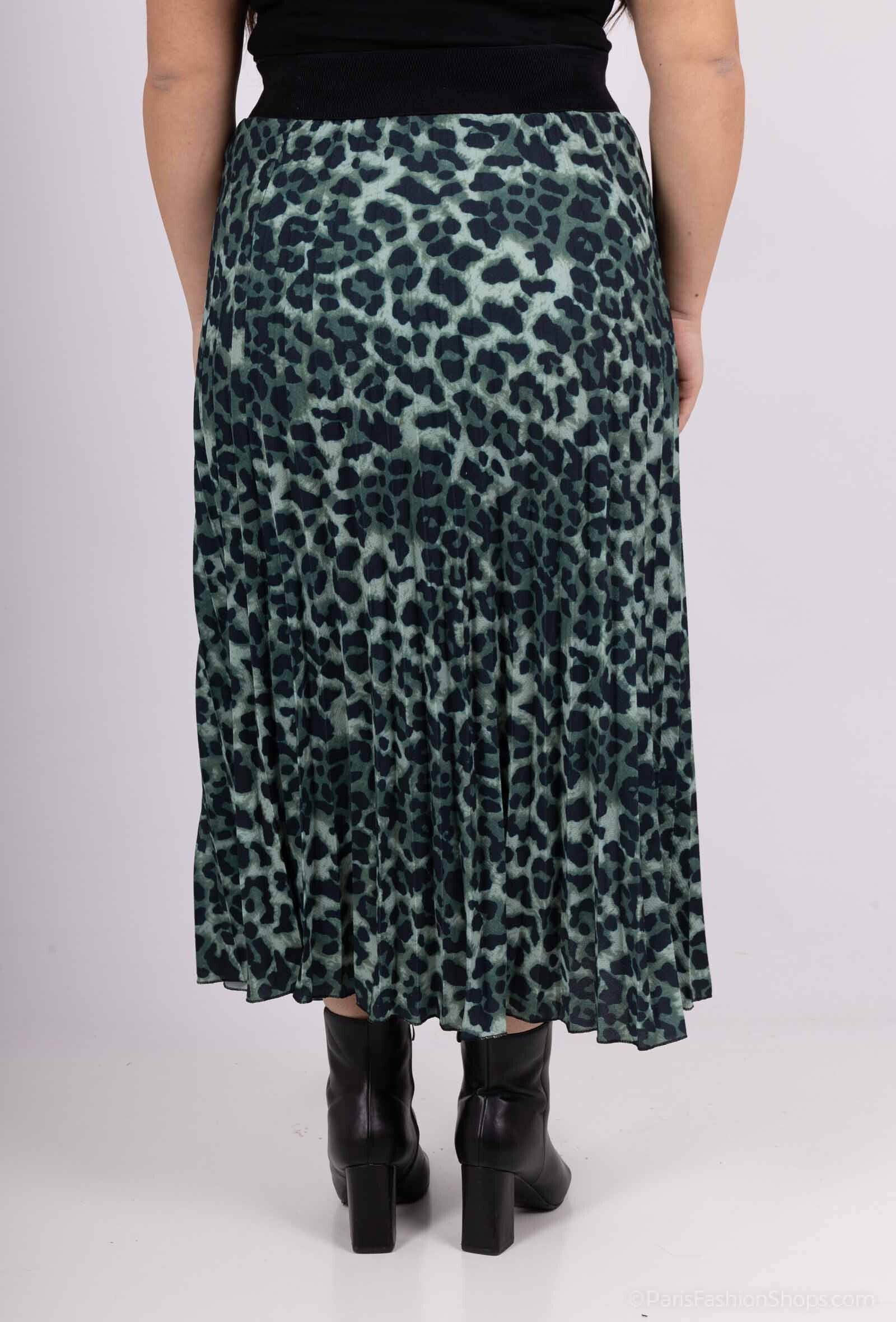 Plus Size Kjol i Polyester
